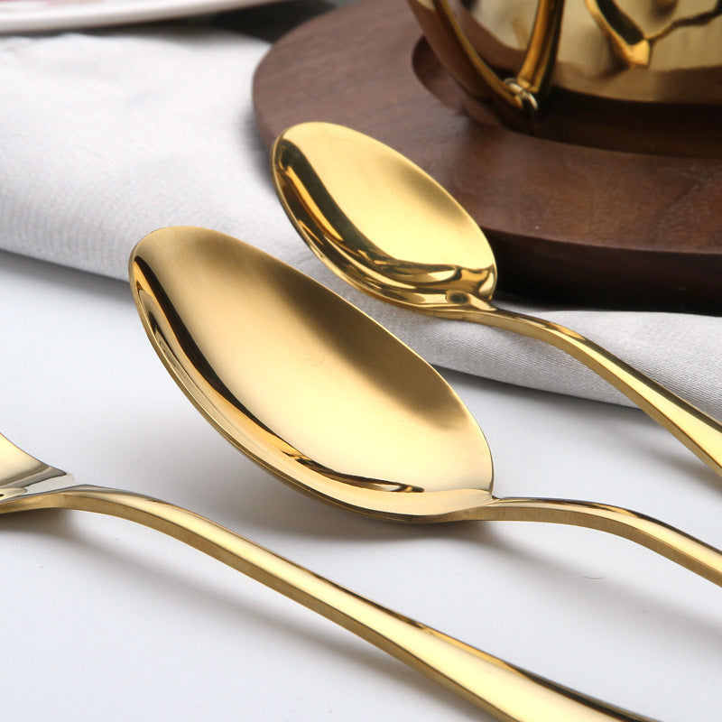 Golden Western Household Cutlery Set