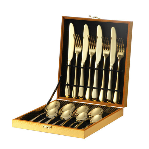 Golden Western Household Cutlery Set