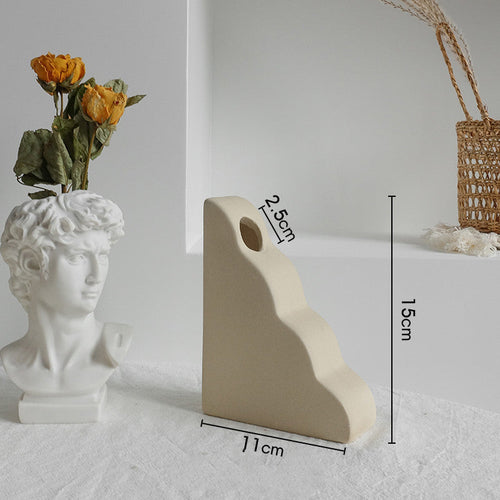 Simplicity Ceramic Vase Dry Flower Arrangement Home Decoration