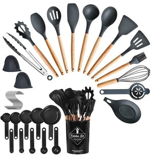 35 Piece Kitchen Cooking Utensil Set - 4 Colors