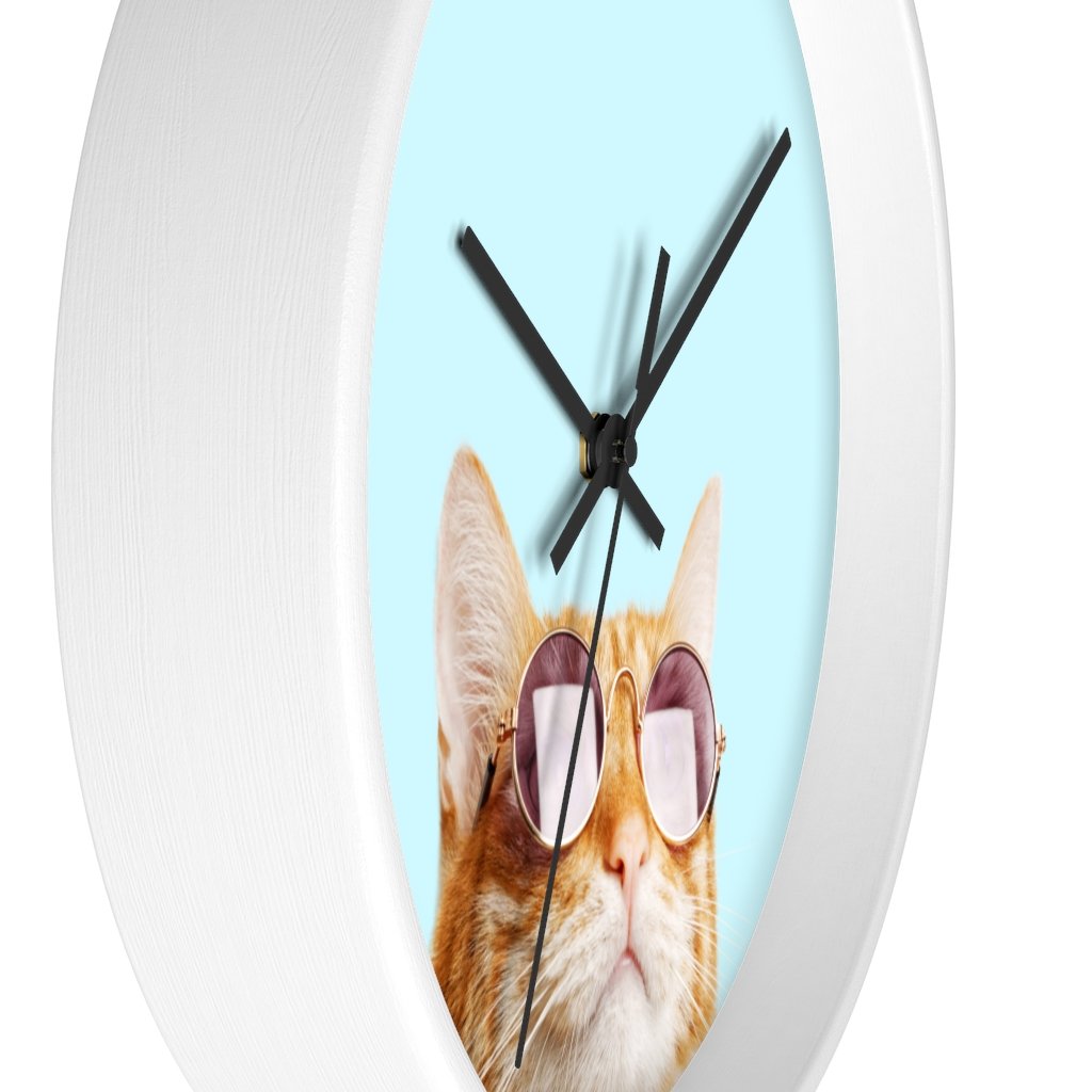 Cat is Always Right Wall clock