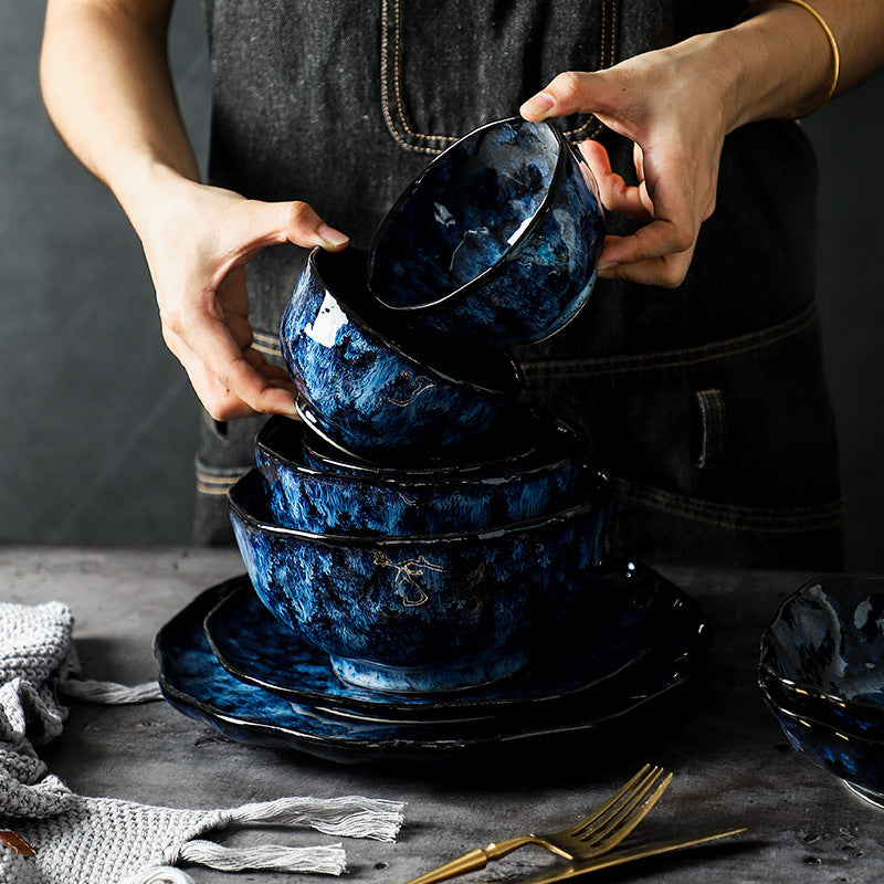 Enchanted Midnight Blue Tableware Set