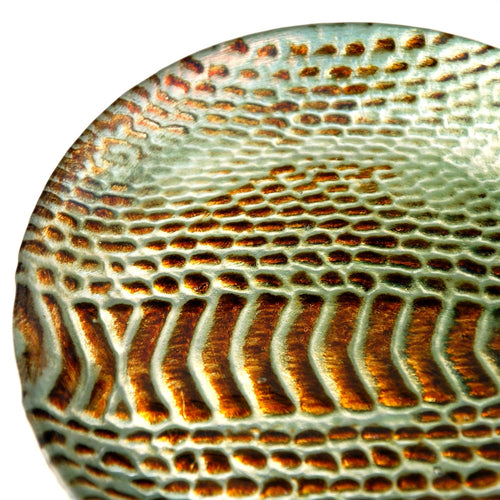 Snakeskin 6" Canapé Plates - set of 4