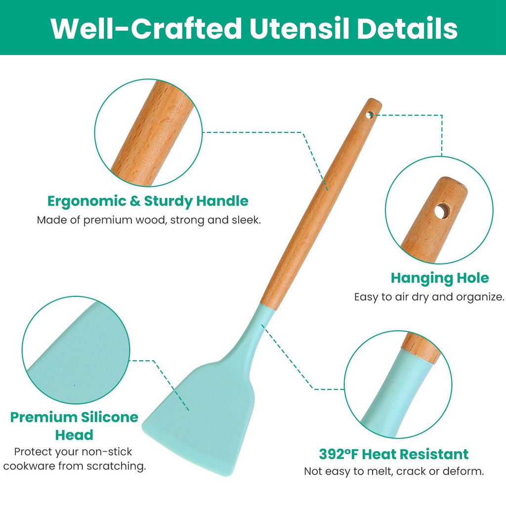 35 Piece Kitchen Cooking Utensil Set - 4 Colors