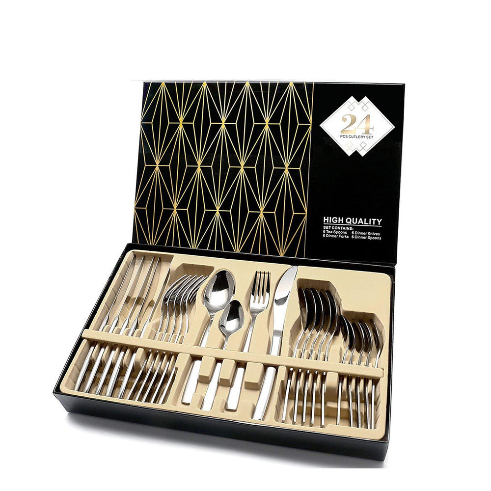 24 Piece Dinnerware Cutlery Set