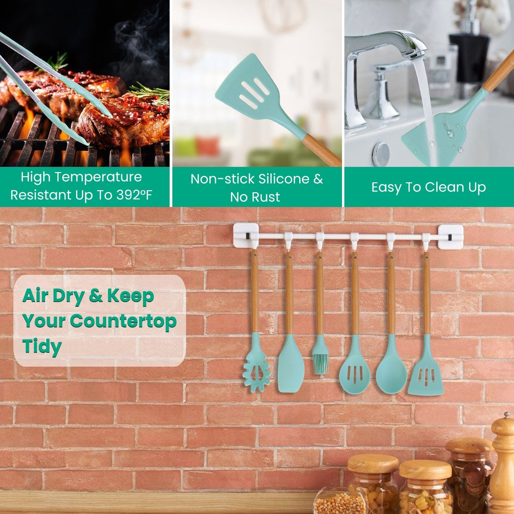 35 Piece Kitchen Cooking Utensil Set - 4 Colors