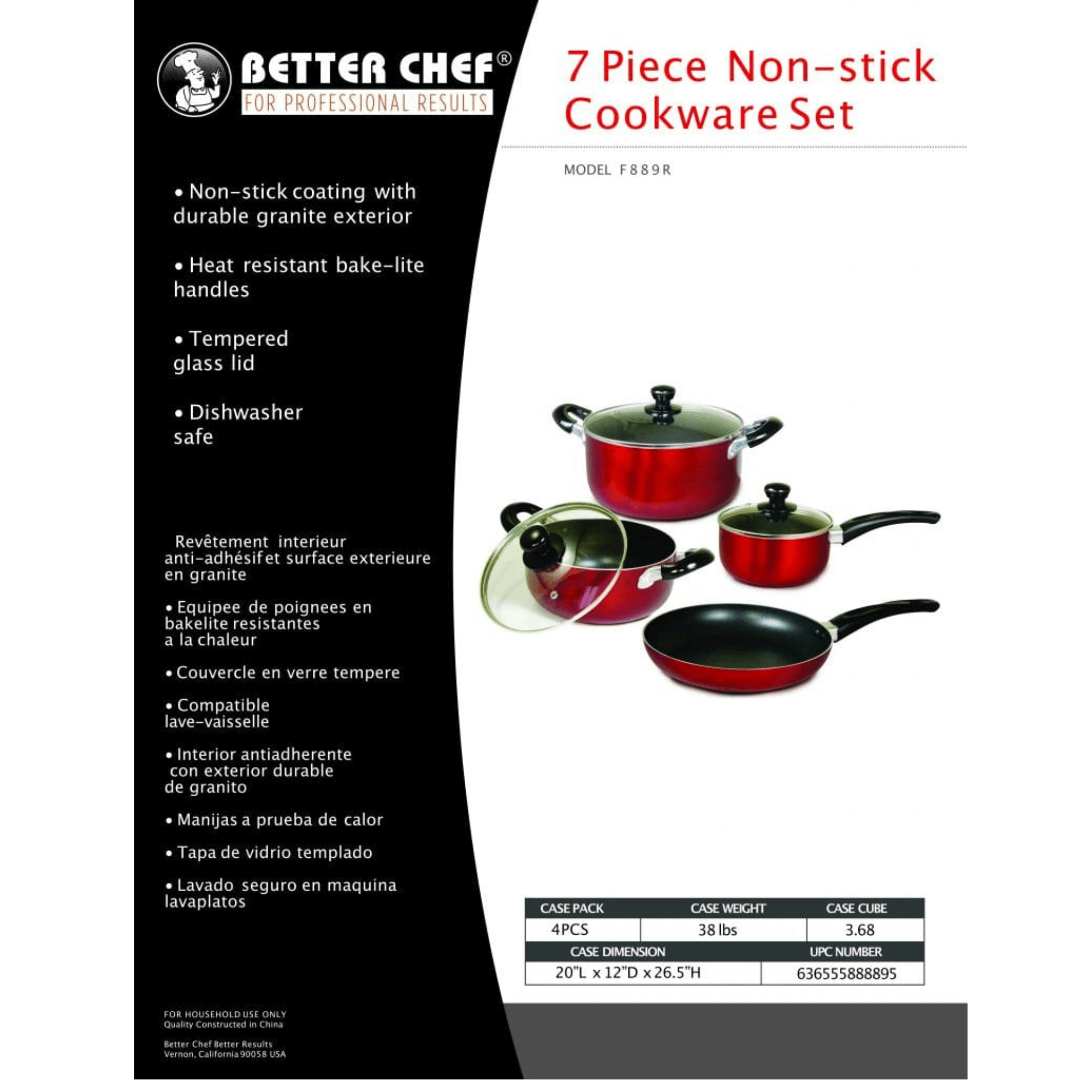 7-Piece Aluminum Non-Stick Cookware Set