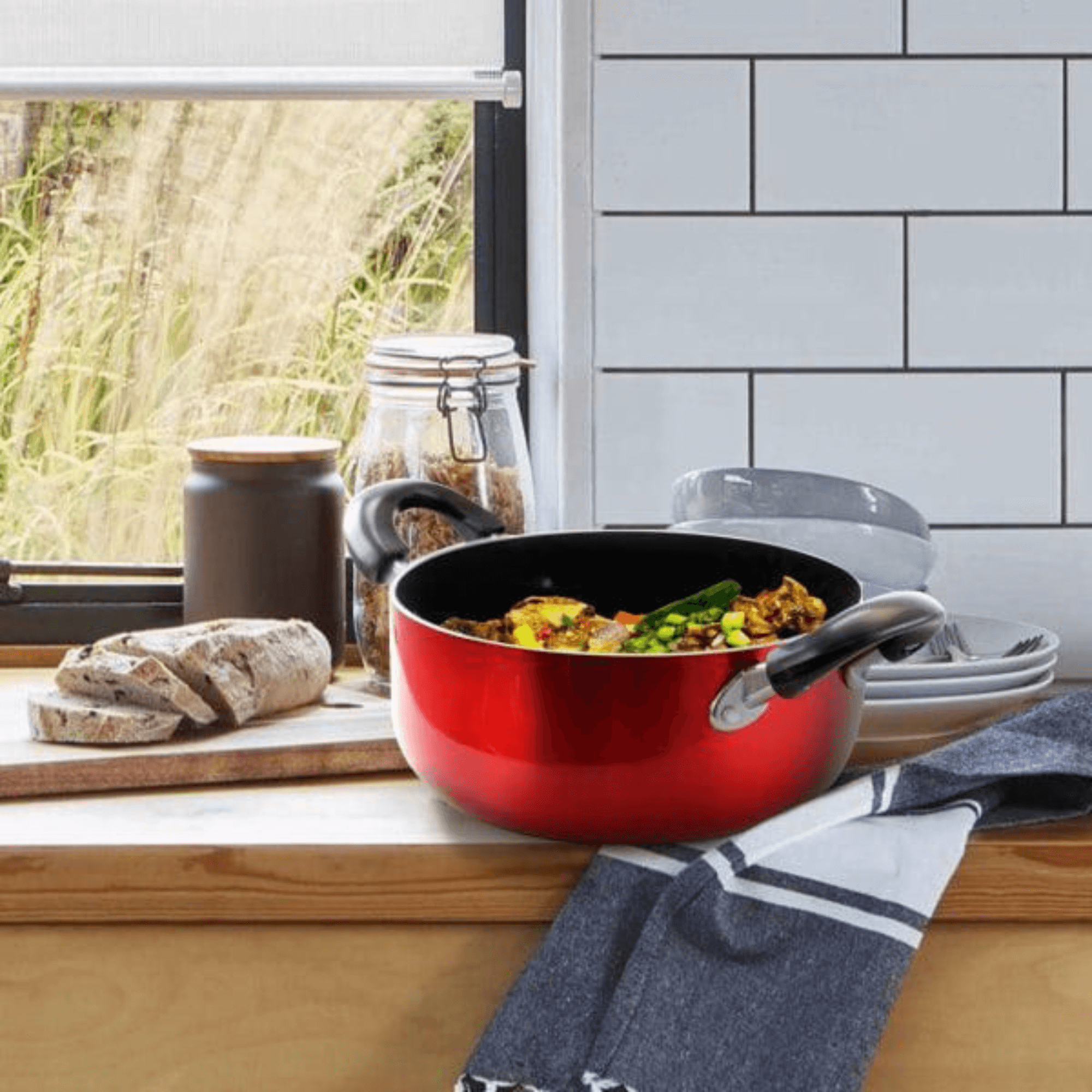 7-Piece Aluminum Non-Stick Cookware Set