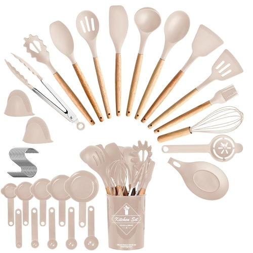 35 Piece Kitchen Cooking Utensil Set - 4 Colors