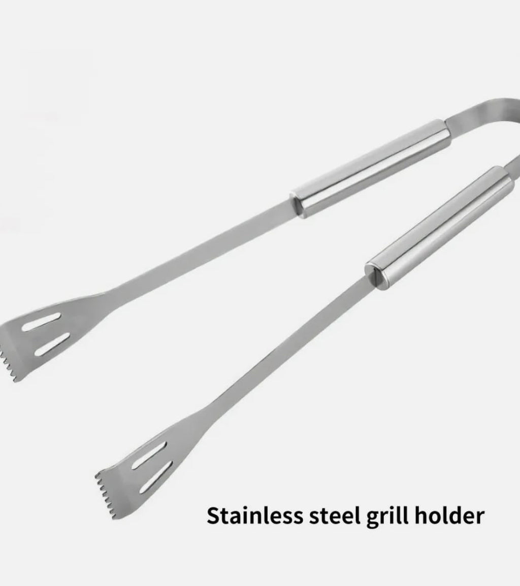3 Piece Stainless Steel BBQ Grill Utensils Set