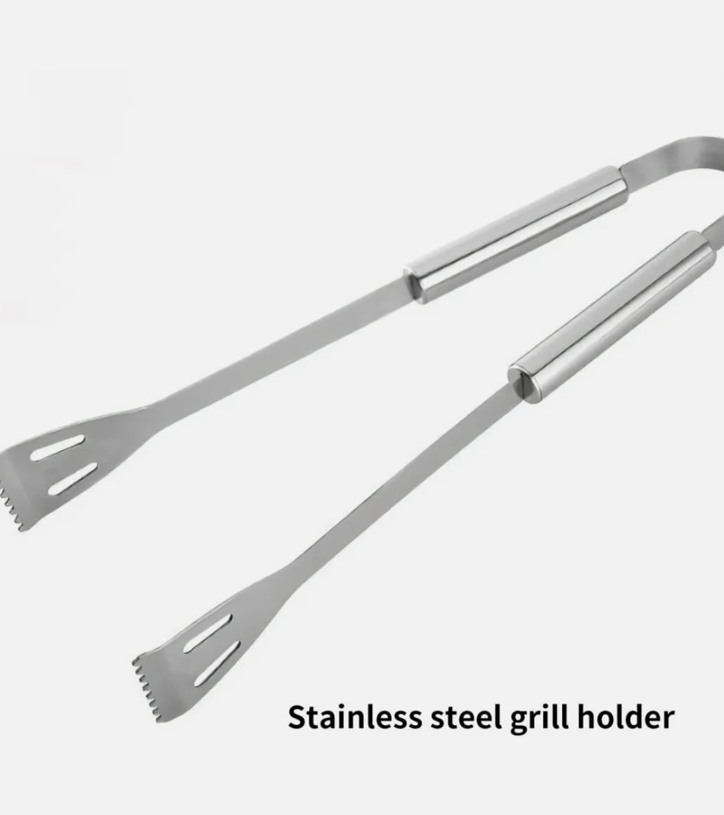 3 Piece Stainless Steel BBQ Grill Utensils Set