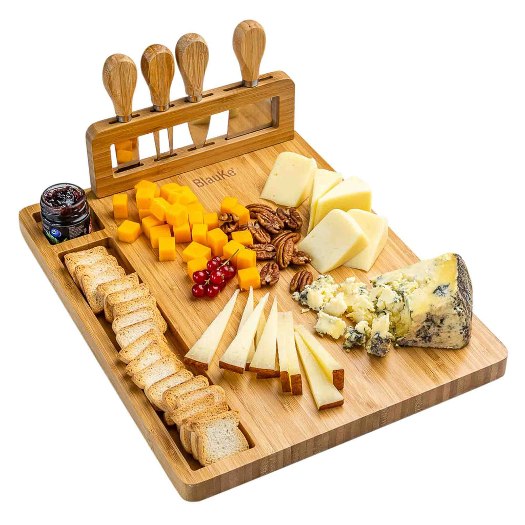 14x11 Inch Bamboo Charcuterie Set
