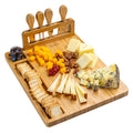14x11 Inch Bamboo Charcuterie Set