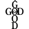 God is Good Cross - Metal Wall Art