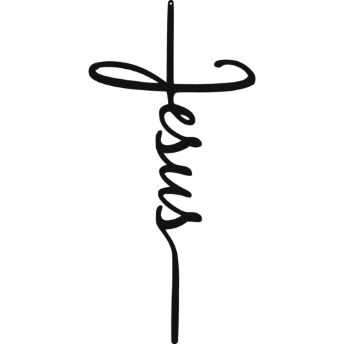 Jesus Cross - Metal Wall Art
