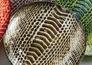 Snakeskin 8.5" Side Plates - Set of 4