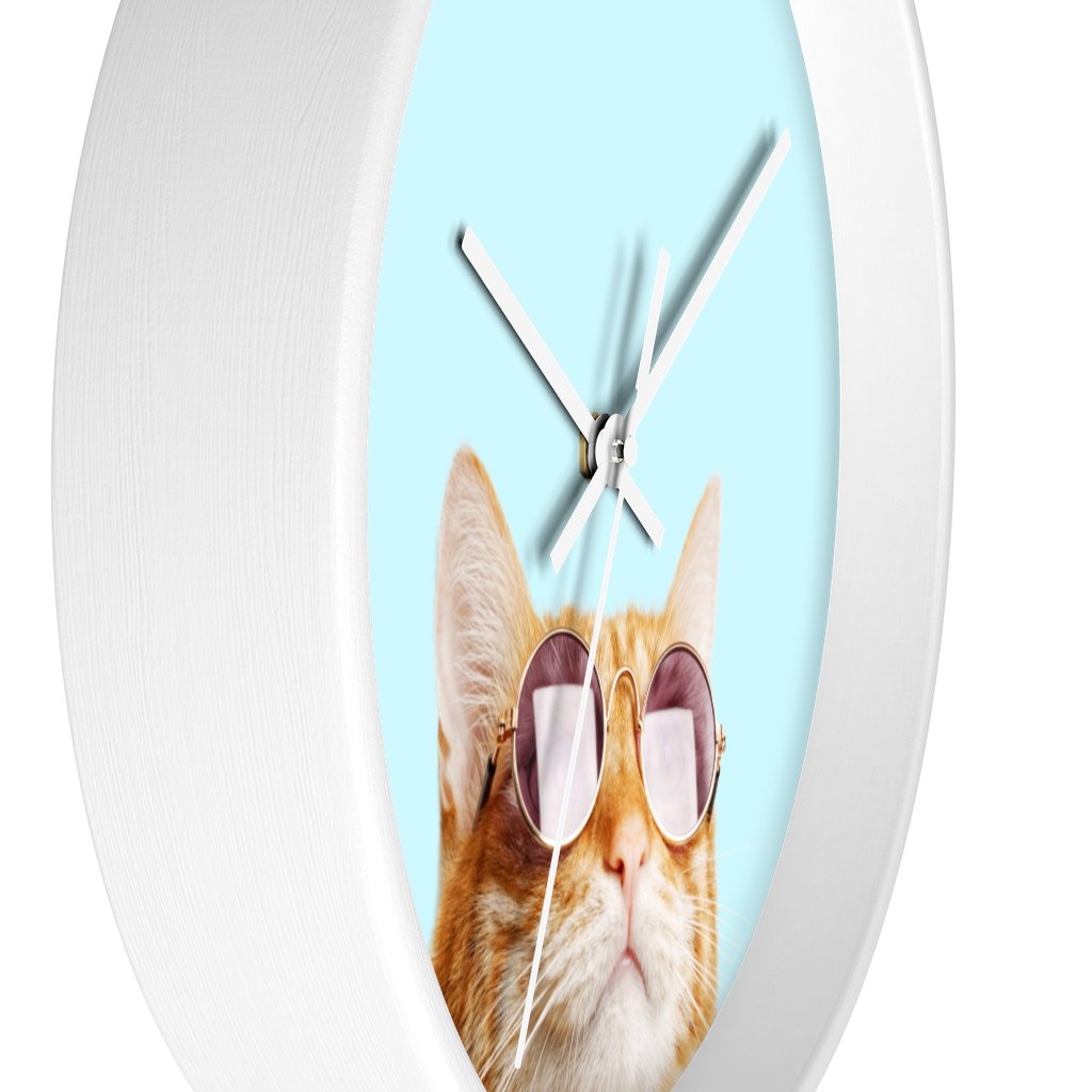 Cat is Always Right Wall clock