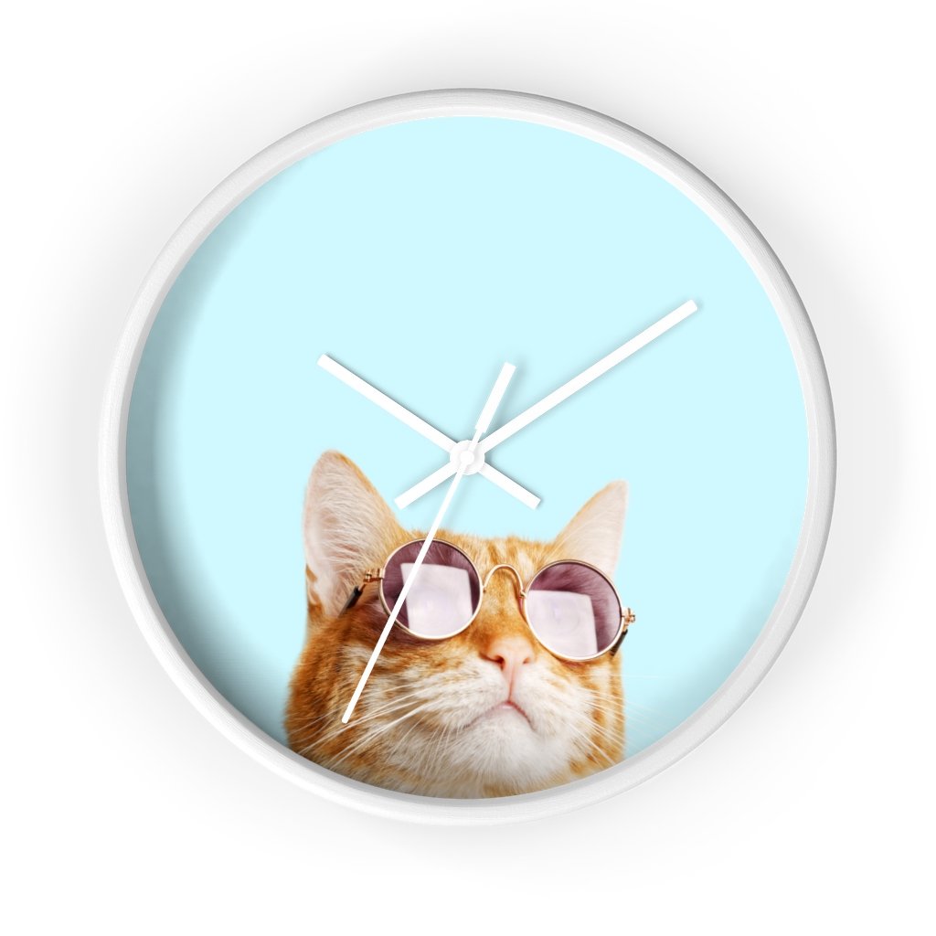 Cat is Always Right Wall clock