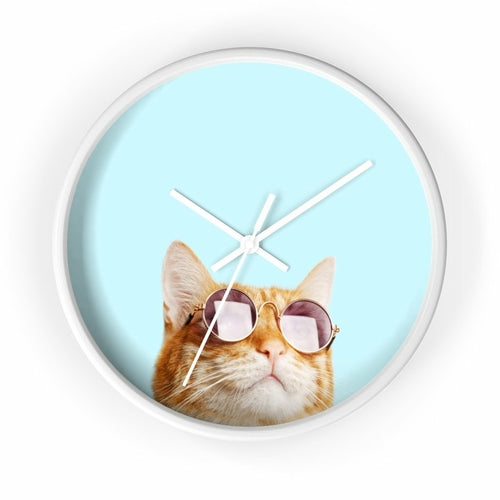 Cat is Always Right Wall clock