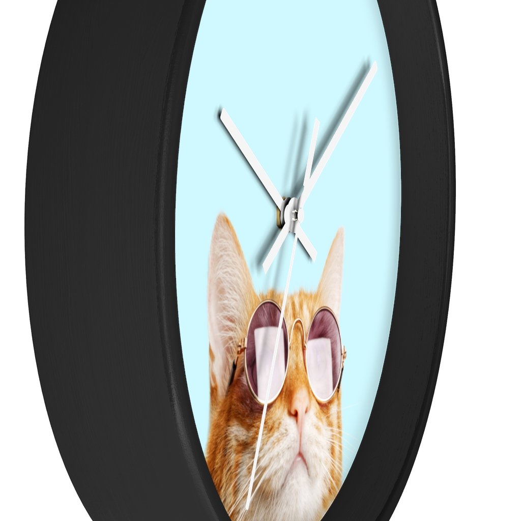 Cat is Always Right Wall clock