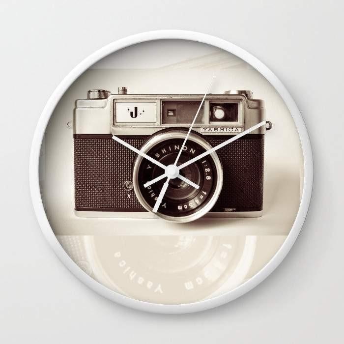 Vintage Camera Wall Clock