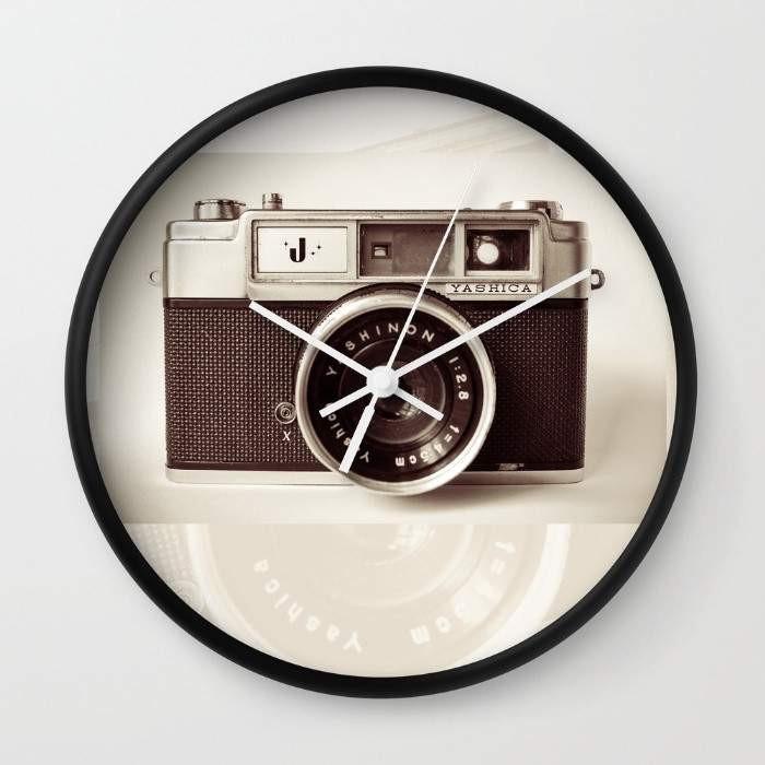 Vintage Camera Wall Clock