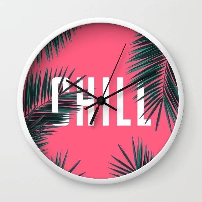 Chill Vibes Wall Clock