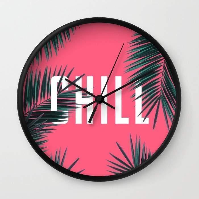Chill Vibes Wall Clock