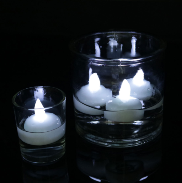 12Pcs LED Tea Lights Flameless Candles for Wedding Party Decor