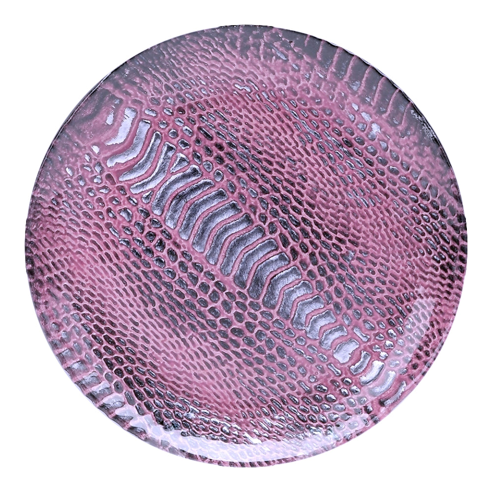 Snakeskin 6" Canapé Plates - set of 4