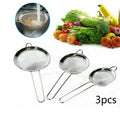 Stainless Steel 3 in 1 Colander Set