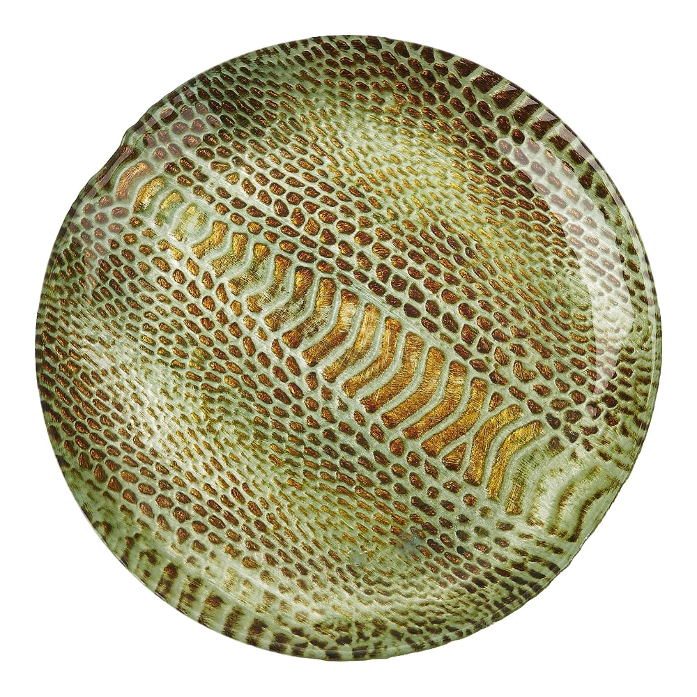Snakeskin 6" Canapé Plates - set of 4