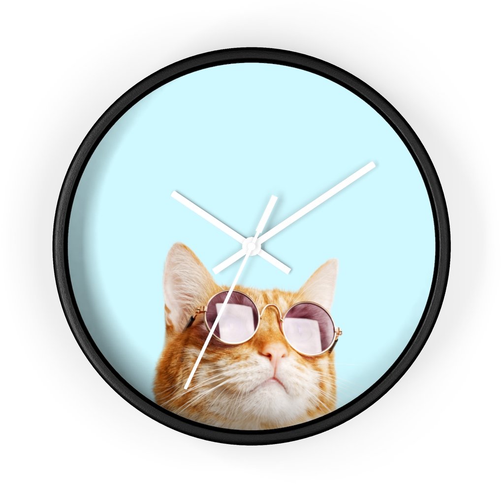 Cat is Always Right Wall clock
