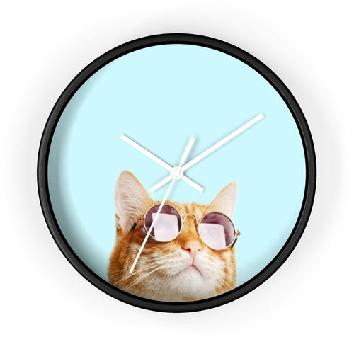 Cat is Always Right Wall clock
