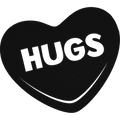 Hugs Candy Heart - Metal Wall Art