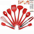 Non Stick Silicone Cooking Utensils Premium Heat Resistant 10 Piece Set
