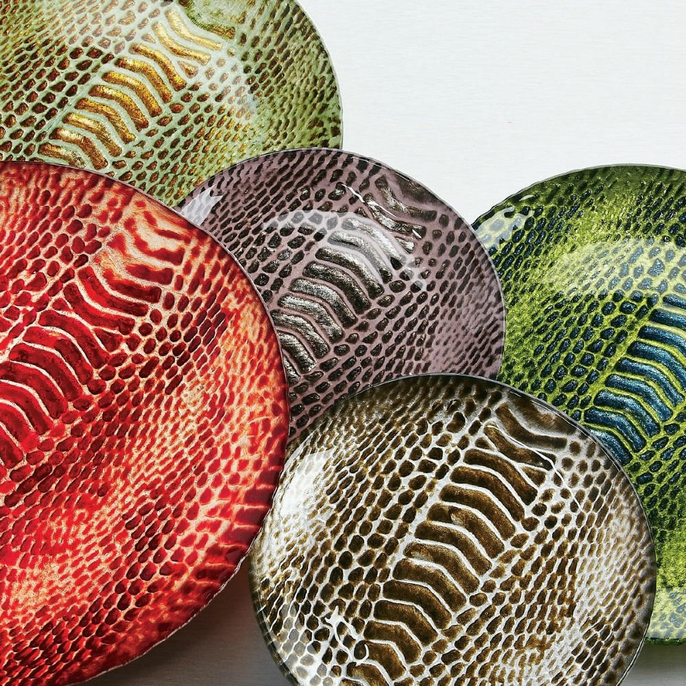 Snakeskin 8.5" Side Plates - Set of 4